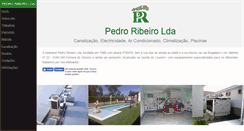 Desktop Screenshot of pedroribeirolda.com